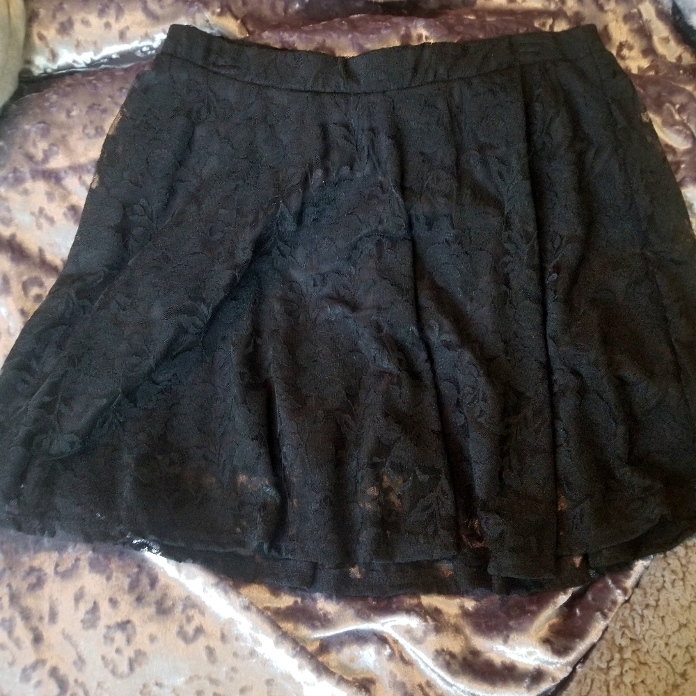 Black lacey skirt
